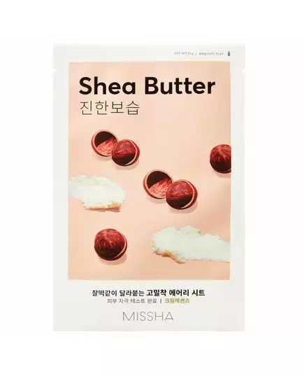Зволожувальна тканинна маска для обличчя Missha Airy Fit Shea Butter, 19 г