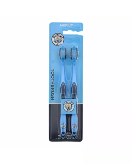 Набір зубних щіток Epl Manchester City Blue, 2 штуки
