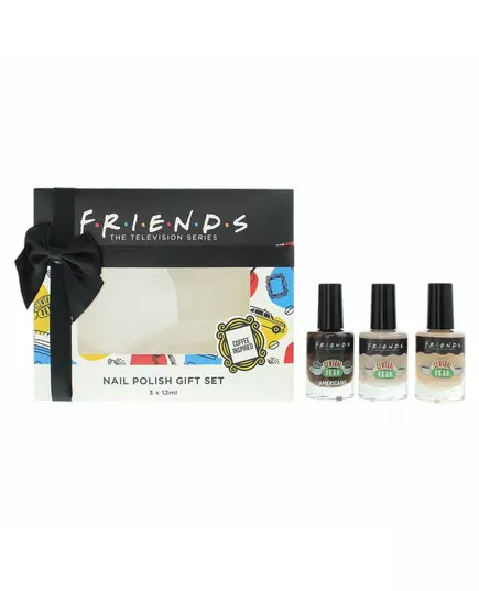 Набор стойких лаков для ногтей Warner Bros Friends Coffee, 3 × 12 мл