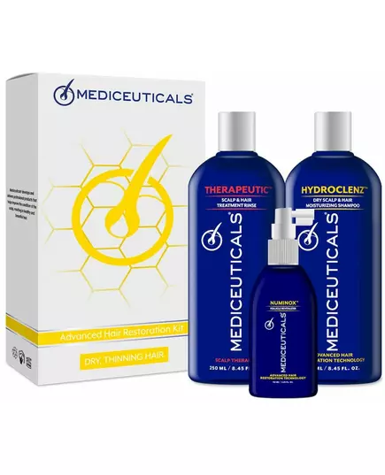 Набор для реконструкции волос Mediceuticals : hydroclenz 250 мл + numinox 125ml + therapeutic 250 мл