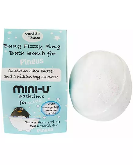 Бомбочка для ванни біла Mini-U bang fizzy pink 50g