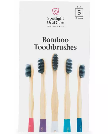 Зубные щетки из бамбука Spotlight Oral Care 5 упаковок