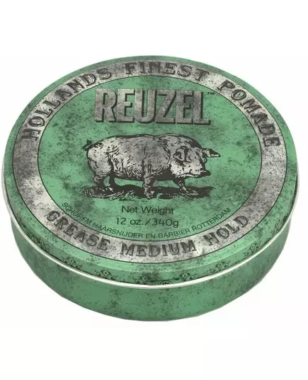 Помада Reuzel medium hold green grease 340 g
