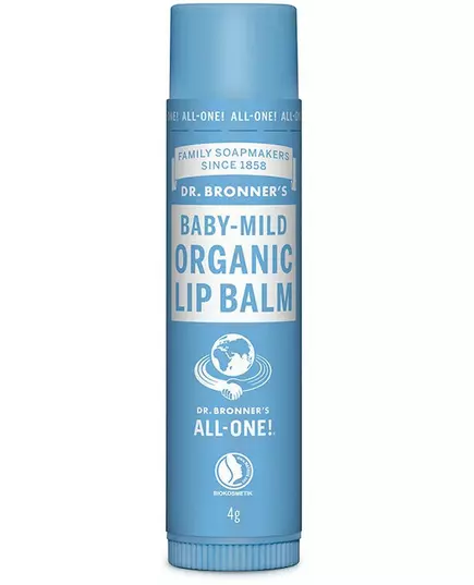 Органічний бальзам для губ Dr. Bronner's baby-mild 4 г
