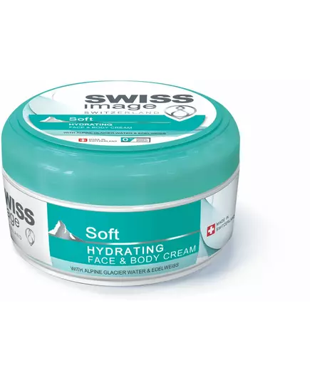 Крем для обличчя та тіла Swiss Image soft hydrating face & body cream 200 мл