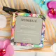 Пінна багаторазова губка для душу шт. Spongelle boxed white flower black orchid white 1, зображення 3