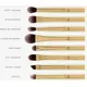 Набор пензлів для макіяжу swati luxe eye make-up brush set gold 8 pcs, зображення 3