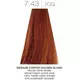 Краска для волос Milk_Shake smoothies semi permanent color 7.43 medium copper golden blonde 100ml, изображение 2