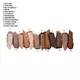 Палетка теней Connect In Colour X12 Unfiltered Nudes MAC 12.2 г  , изображение 5
