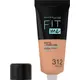 Матуюча тональна основа Maybelline Fit Me Matte + Poreless 312 Golden, 30 мл, зображення 2